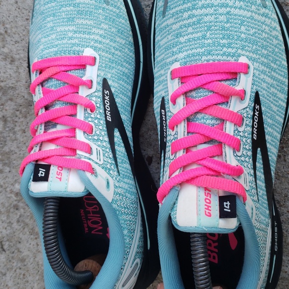 Brooks Womens Road rlRunning Ghost 14 Athletic Sneakers Size 7 Fitness Gym - Picture 8 of 16